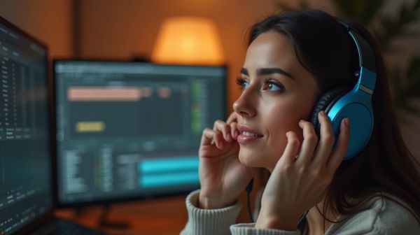 Pourquoi la voix off femme en ligne change-t-elle votre projet audio?