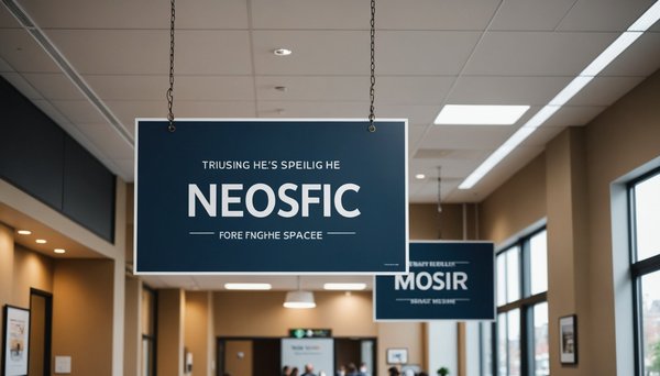 Transformez votre espace avec une enseigne suspendue efficace